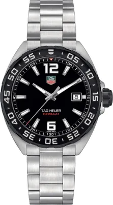Zdjęcie produktu dla Zegarek męski Tag Heuer Formula 1 Date, srebrno-czarny, model WAZ1110.BA0875