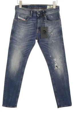 Immagine prodotto di Diesel Thommer 083ac Jeans da uomo blu Distress Slim Skinny Fit Stretch - 28