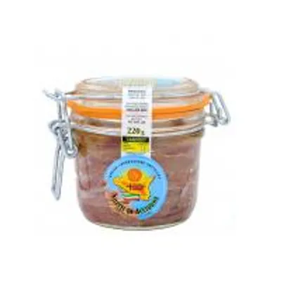 Produktbild von Sardellenfilets in Olivenöl im luftdichtem Glas 220 gr Pesce Azzurro Cefalù