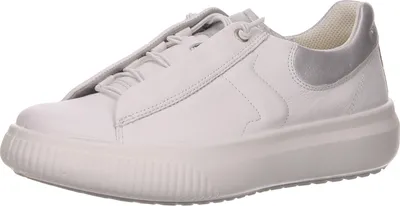 Produktbild von Legero Sporthalbschuhe Formsohle modisch in weiss/weiss kombi, Gr. 7.5