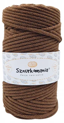 Produktbild von Sznurkomania Baumwollschnur 5mm 100m Makramee Braun