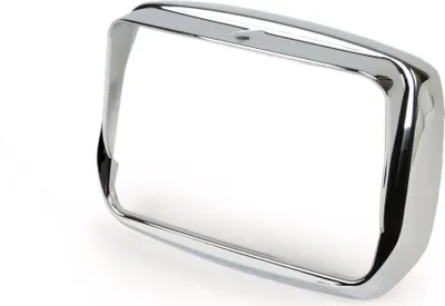 Produktbild von Moto Nostra Scheinwerferzierring mit Schirmchen kompatibel mit Vespa S50, S125, S150
