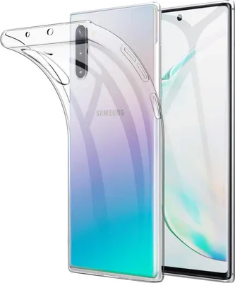Produktbild von Conie Silikon Schutzhülle für Samsung Galaxy Note 10 Tasche klar Case Cover Bumper Hülle durchsichtig in transparent