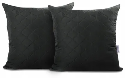 Produktbild von DecoKing Schwarze Zierkissenhülle 40x40 cm 2er-Set