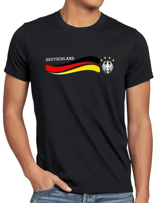 Produktbild von Deutschland Herren Fan T-Shirt Fussball WM 2026 Weltmeisterschaft Flagge