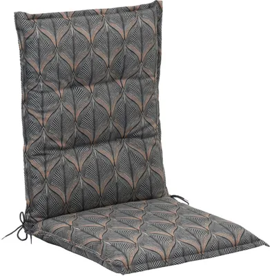Produktbild von Gartenstuhlauflage - 50 x 108 cm - Grau - Baumwolle - Polyester - Mittellehner - mit Stehsaum