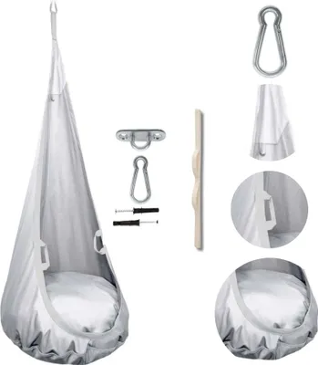 Produktbild von MAMOI® Hängesessel für kinder, Therapieschaukel, Schaukel für kinderzimmer, Hängehöhle, Hängeschaukel, Sensory swing, Schaukeltuch indoor, Hängesack,  Tuchschaukel, Babyschaukel, Hängetuch