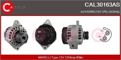 Immagine prodotto di Alternatore 120A