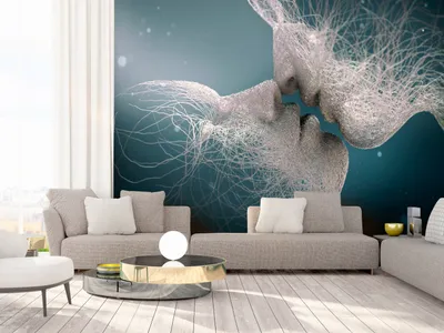 Zdjęcie produktu dla Fototapeta flizelinowa 300x210 cm fototapeta XXL abstrakcyjny pocałunek h-C-0184-a-a
