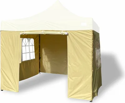 Produktbild von Grasekamp Seitenteile Faltpavillon Modena Premium  Line 3x3m Beige