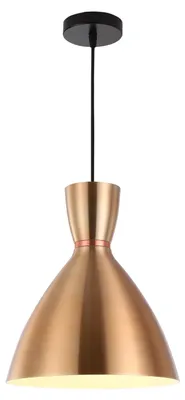 Obrázek produktu pro Závěsné svítidlo Zimilo Moderne, kovové (patice E27): Vintage závěsné světlo, výška nastavitelná – Stylové stropní svítidlo do kuchyně a obývacího pokoje (zlatá barva)