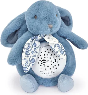 Productafbeelding van Doudou Speelgoedkastje met projectie, konijn, blauw