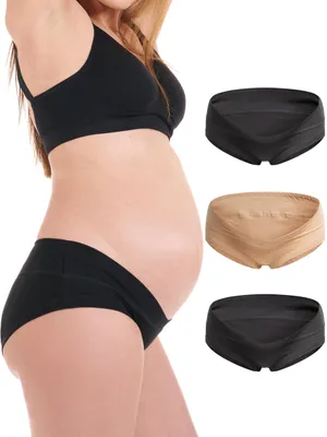 Produktbild von Herzmutter Unterhose Schwangerschaft Baumwolle 3X Umstandsslip 5730