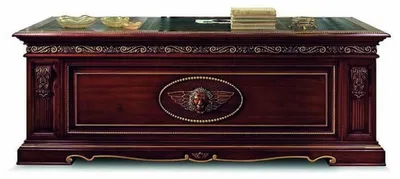 Immagine prodotto di Casa Padrino scrivania barocca marrone scuro / verde / oro 230 cm - Mobili barocchi - Italy