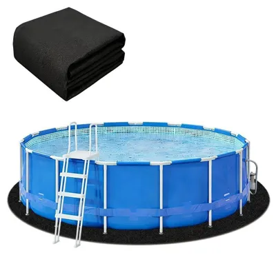 Obrázek produktu pro Podložka pod bazén, kruhová podložka pod bazén, podkladová textilie pro bazény, průměr 305, 370, 460 cm