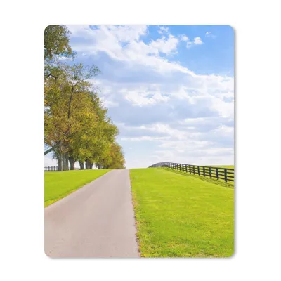 Produktbild von MuchoWow® Mauspad Mousepad Wolken - Bäume - Straße 30x40 cm - Mousepads - Maus Mat - Pad - Mausunterlage - Mausmatten