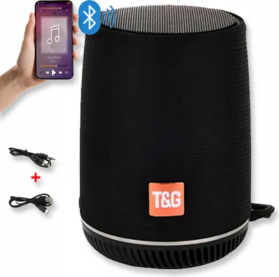 Obrázek produktu pro Přenosný Bluetooth Reproduktor 5W 5.3 Usb Fm Ipx5 Tws Stereo Mobilní Černý