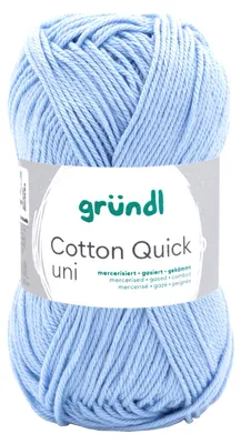 Image de Gründl Coton quick uni,50g.100%coton,mercerisé,fil à crocheter et à tricoter,50g / 125 m,NS 3-4 148