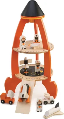 Image de Jeu de fusée en bois Tender Leaf - Cosmic Rocket Jouets spatiaux