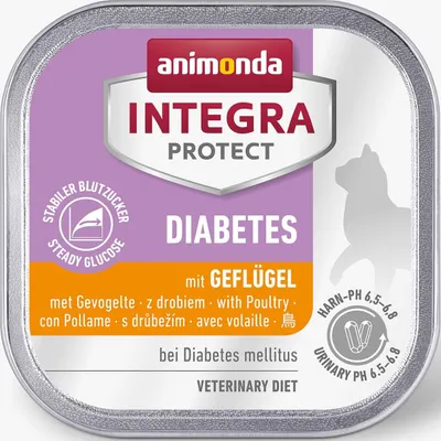 Obrázek produktu pro Mokré krmivo pro kočky animonda Protect Diabetes s drůbežím masem 100 g
