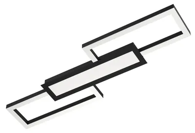 Obrázek produktu pro Stropní svítidlo Eglo LED Fomento, černé, 78 x 26 cm, teplá bílá – studená bílá