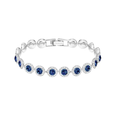 Produktbild von Swarovski Armband 5480484 Angelic, blau, rhodiniert
