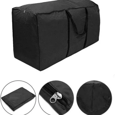 Obrázek produktu pro Velká voděodolná taška na přepravu sedáků se zipem a rukojetí, černá (173 x 51 x 76 cm)