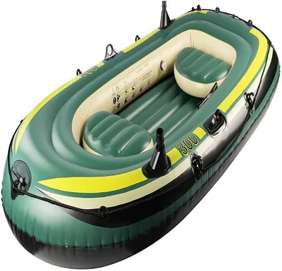 Imagen del producto de Bote inflable Silecomplaza, kayak inflable para dos personas, canoa con remo para deportes acuáticos, canoa para 3 personas, kayak de mar con bolsa | 243 x 113 cm