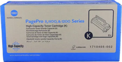 Productafbeelding van Konica Minolta 1710405-002 Toner cartridge - Zwart - Voor laserprinters - 6000 pagina's