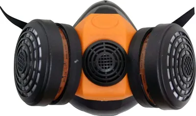 Produktbild von Skandia Atemschutz-Halbmaske mit 2 Filtern Wiederverwendbar A1