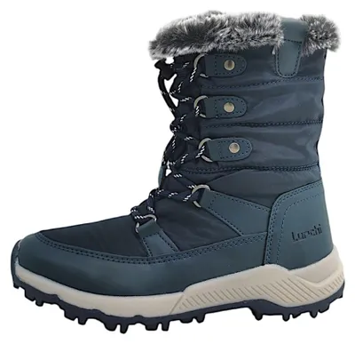 Produktbild von Lurchi Kinderschuhe Mädchen Reißverschluss Winterstiefel Blau Freizeit