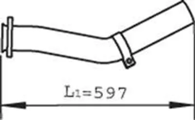 Image de Tuyau d'échappement DINEX pour MAN TGL I avant 47260