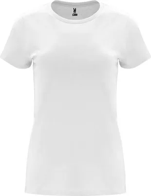Produktbild von Roly CA6683 | Damen Capri T-Shirt, Tailliert und eng anliegend geschnitten - Farbe: 01 White - Größe: M