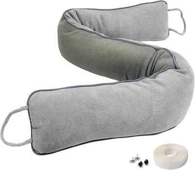 Imagen del producto de Burlete de goma, resistente al viento y a los insectos, de 108 cm, para puertas