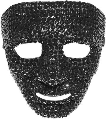 Produktbild von Schwarzes Glitzerphantom Maske
