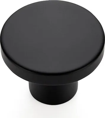 Produktbild von Schwarze Möbelknöpfe 30 mm - 20 Stück - für Schränke und Schubladen