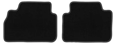 Productafbeelding van Velours achtermatten voor Mercedes S W220 1998-2005 (sedan) – 2-delig, zwart, op maat – Wielganizator LUX