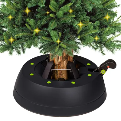 Produktbild von Kamai Christbaumständer bis 2 m, Einseiltechnik & Fußpedal, mit 2-L-Wassertank, Anthrazit