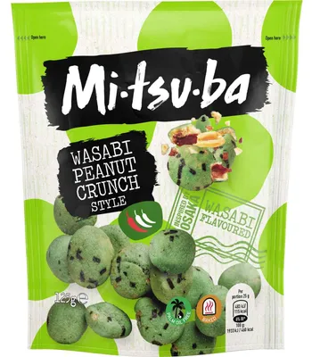Productafbeelding van Mitsuba Wasabi Pinda Crunch, 125g