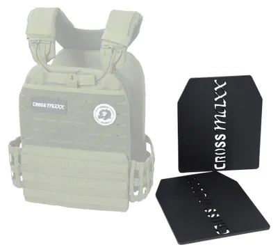 Produktbild von Lifemaxx Crossmaxx Tactical Vest Plate Set 2 x 2,6 kg