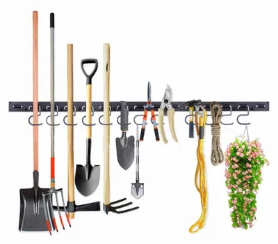 Immagine prodotto di Sistema di stoccaggio regolabile per utensili - 122 cm, colore nero