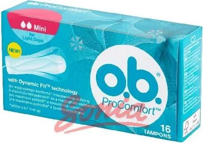 Produktbild von O.B. ProComfort Mini Tampons, 16 Stück