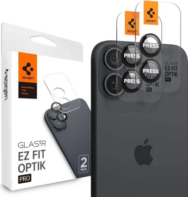 A product shot showing the packaging and a close-up of the product on a phone.