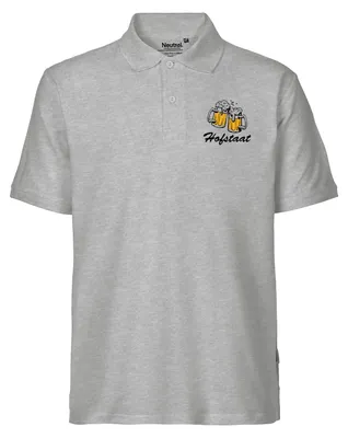 Produktbild von Huuraa Herren Polo Shirt Hofstaat Schützenfest XXL Sport Grey Bio Baumwolle Fairtrade Poloshirt Geschenkidee