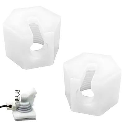 Ersatzmutter für SodaStream Crystal 1.0 & 2.0, 2 Stück, Kunststoff