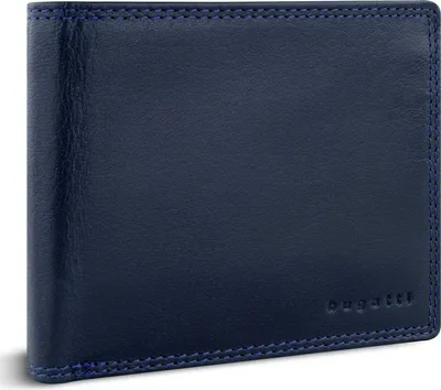 Produktbild von bugatti Leder Geldbörse Savona Wallet With Flap 8CC Blue dunkelblau