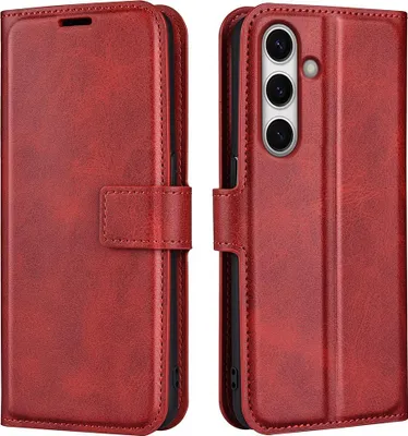 Produktbild von Samsung Galaxy S24 FE Hülle - Coverup Deluxe Klapphülle - Rot