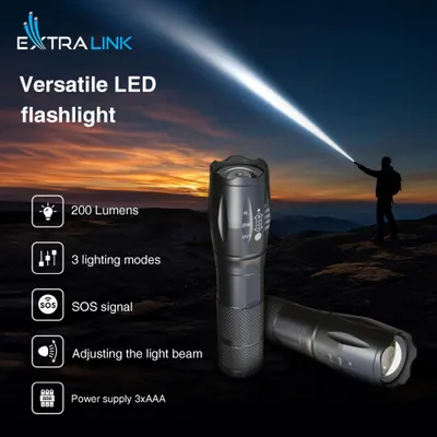 Obrázok produktu pre Extralink efl-1008 freya | LED baterka | batéria, 10w, 200lm