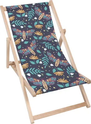 Produktbild von Dreamroots Liegestuhl klappbar Holz, Buchenholz bis zu 130 kg, Sonnenliege klappbar mit 3-stufiger Neigungsregulierung der Rückenlehne, Moths