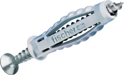 Image de Kit Cheville Vis Fischer Sx 8x40 Fixation Polyvalente Pour Matériaux Pleins Et Creux - Fischer